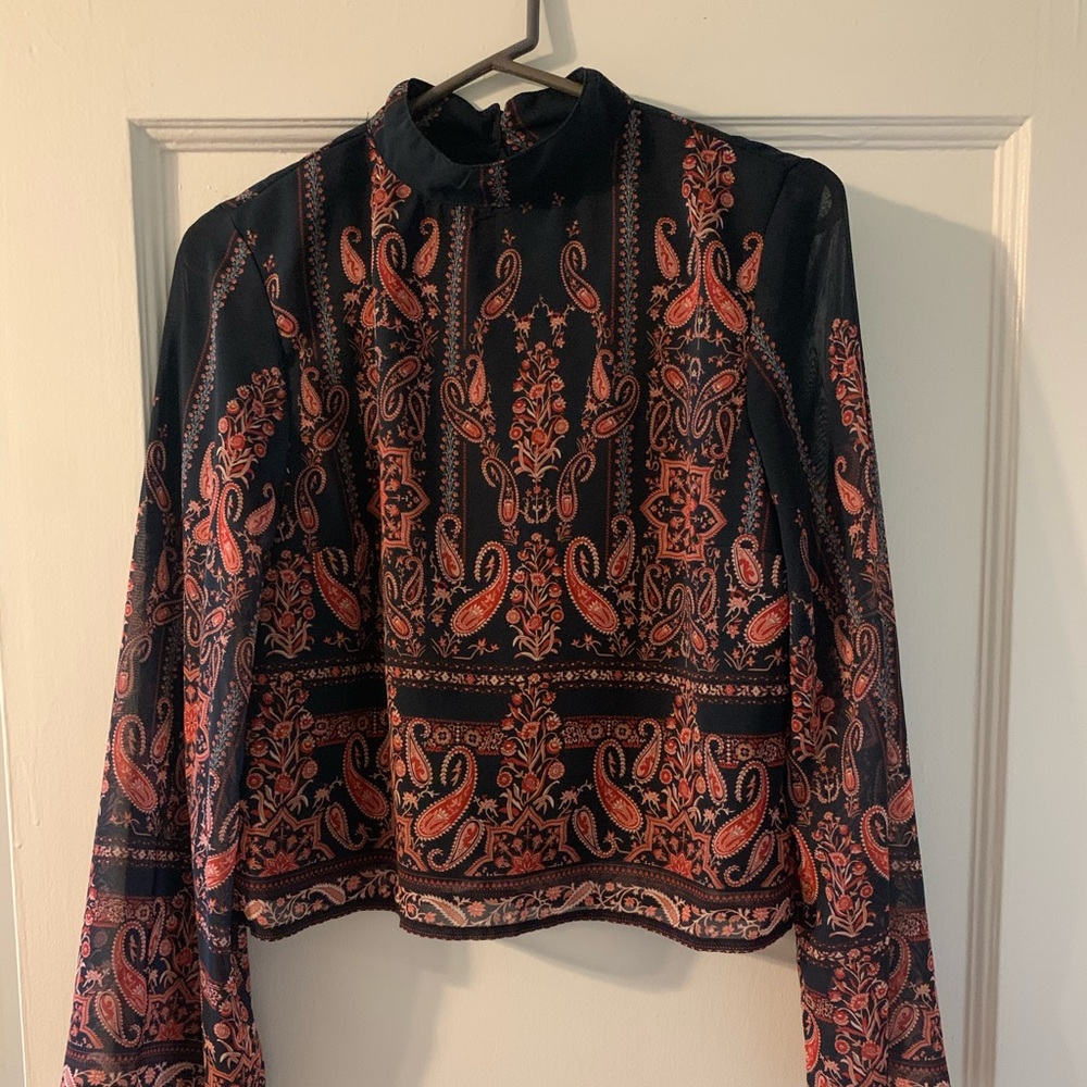 Miss selfridge printed top